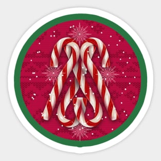 Candy Canes Sticker